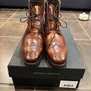 Mens genuine leather boots